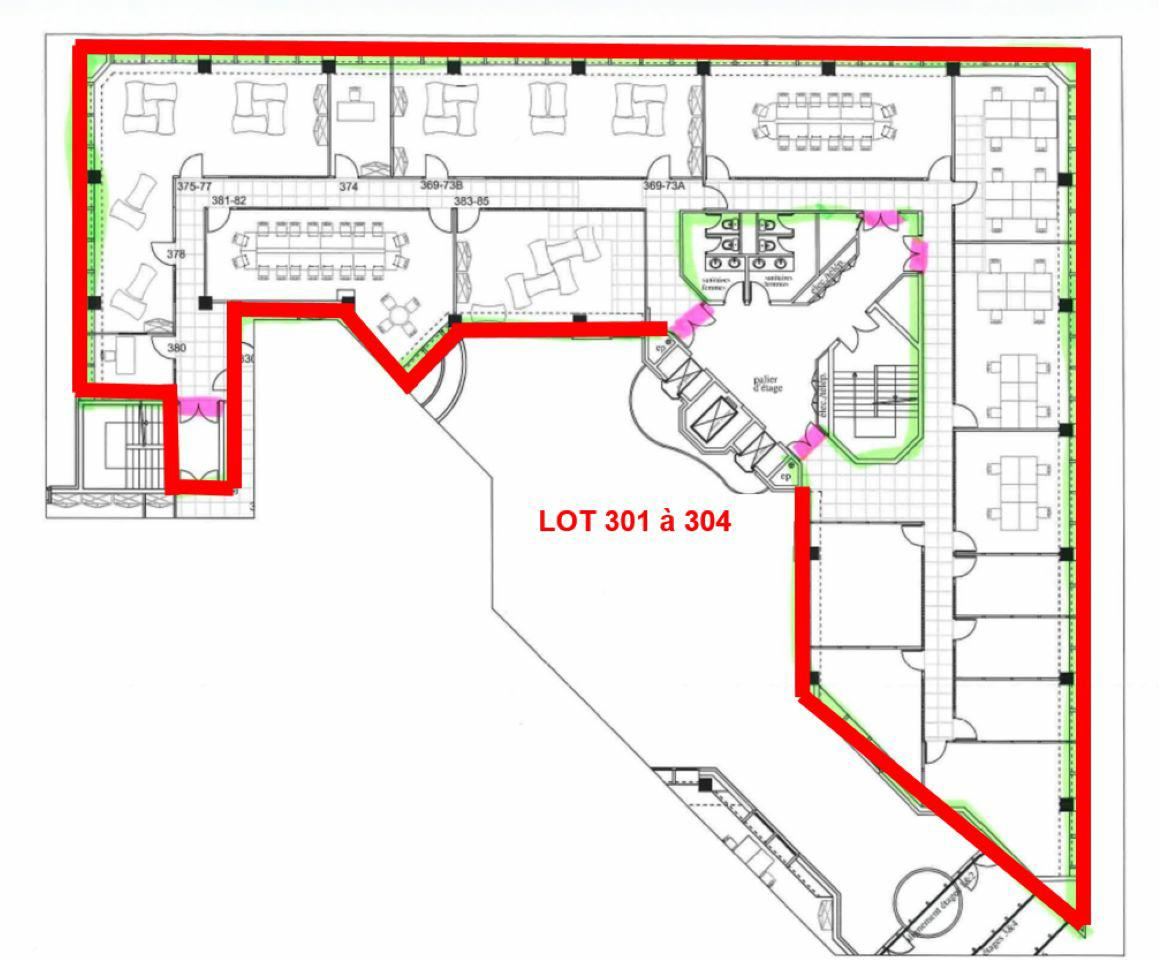 Bureau Lyon 1815m² Location bureau Lyon Rhône OLBUR2207930 3
